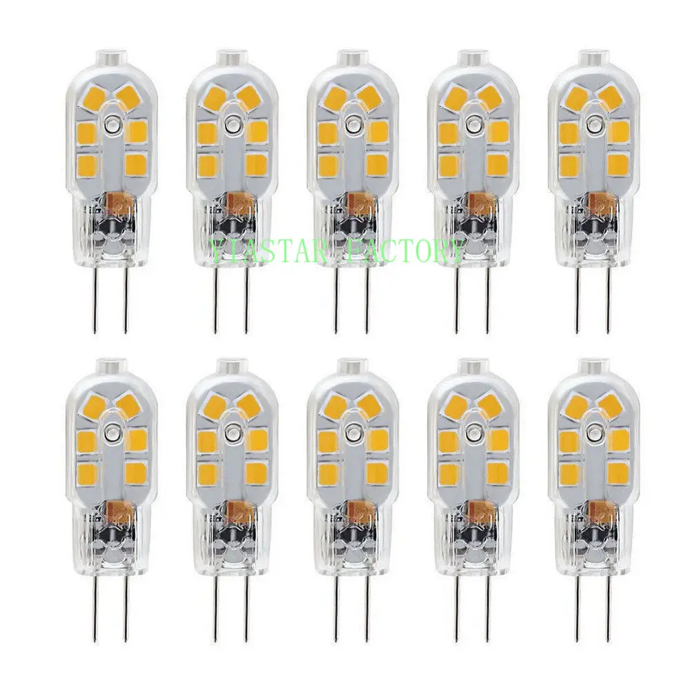 Yiastar G4 LED 12 SMD 2835 360 lm Warm White Cold White Decorative LED Bulb Lamp Replace Spotlight (DC12 V/10pcs)