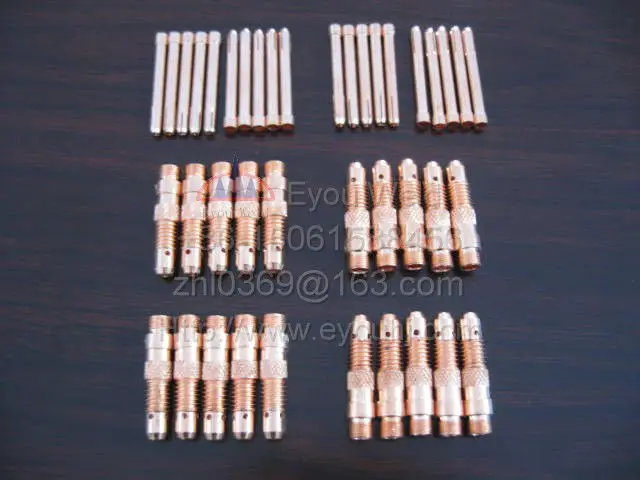 10 pz di consumo (5/32 &quot;4.0mm ugello + raccogliere + raccogliere corpo) per tig saldatura torcia wp17 wp18 wp26,  [Wp-wp-wp-26]