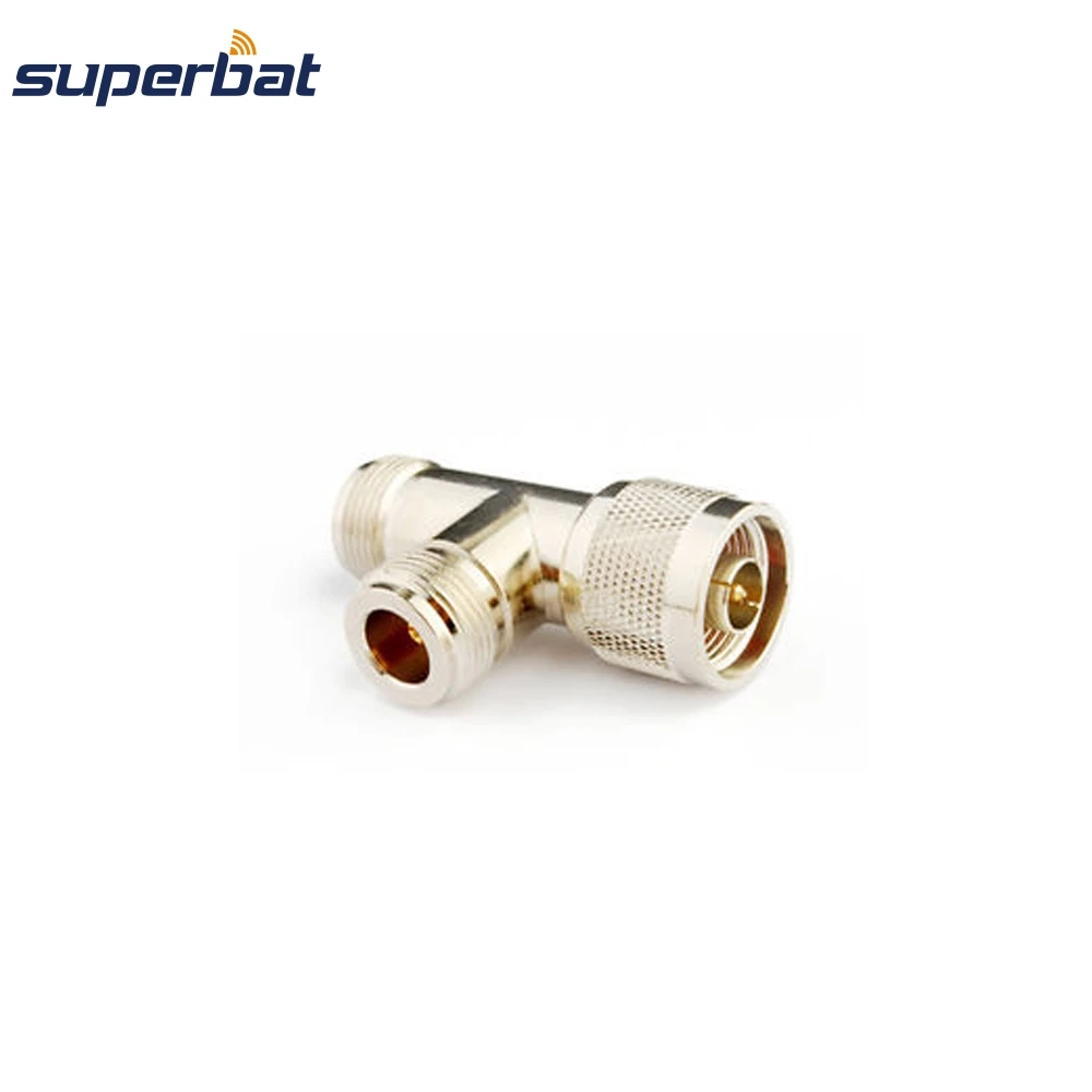 Superbat 5 Buah N Adaptor N Laki-laki Ke 2 Perempuan 3 Cara RF Konektor Koaksial