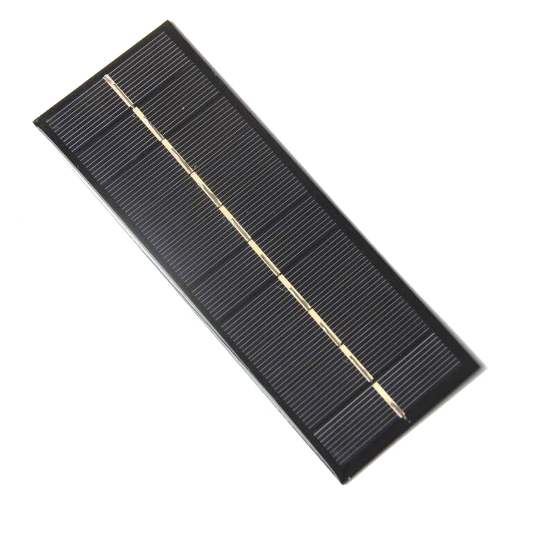 Factory Price 500PCS Small Size Solar Panel Polycrystalline Solar Cell 1.3W 5V DIY Solar Lighting System Solar Toys 160*60*3MM