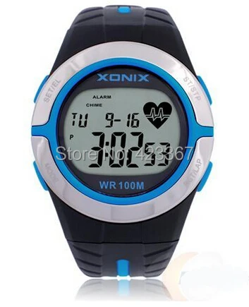 

Men Women Heart Rate Calorie Watches Sports Watch HRM Heath Care BMI Unisex Running Diving Swim Wristwatch Waterproof 100m