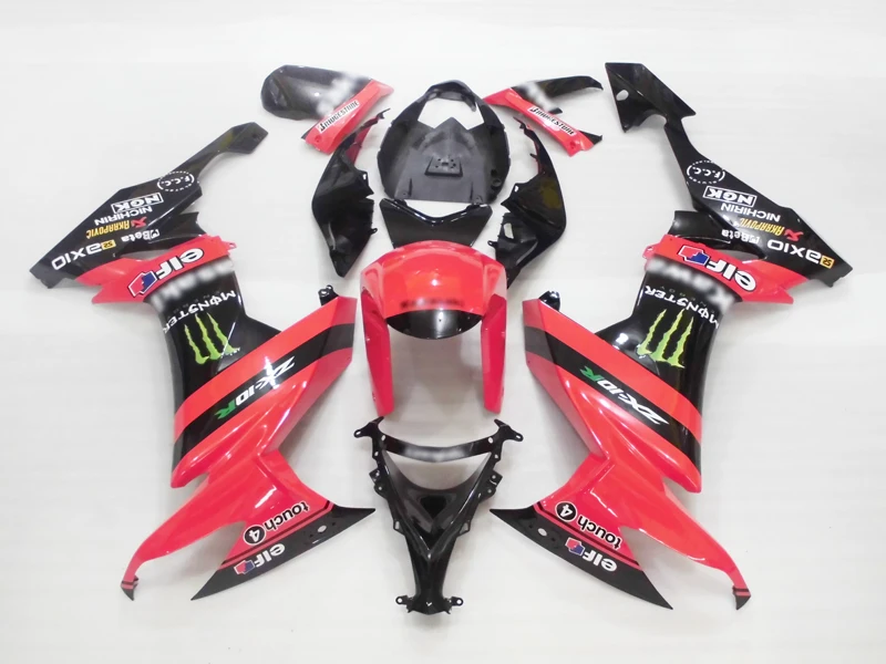 Injection Mold Bodywork Fairing For ZX-10R ZX 10R 2009 09 (B) [CK1007]