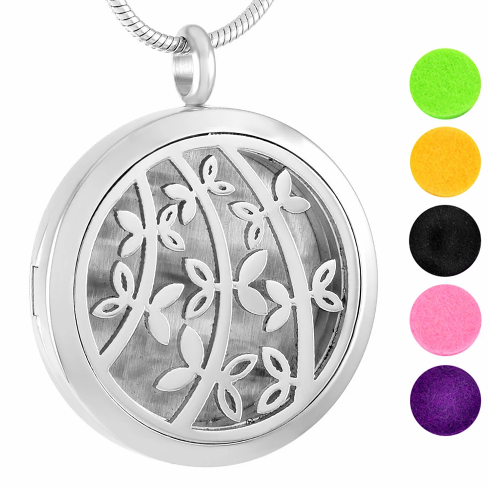 

MJP0025 Essential oil diffuser necklaces wholesale perfume aromatherapy tree of life sapling pattern locket