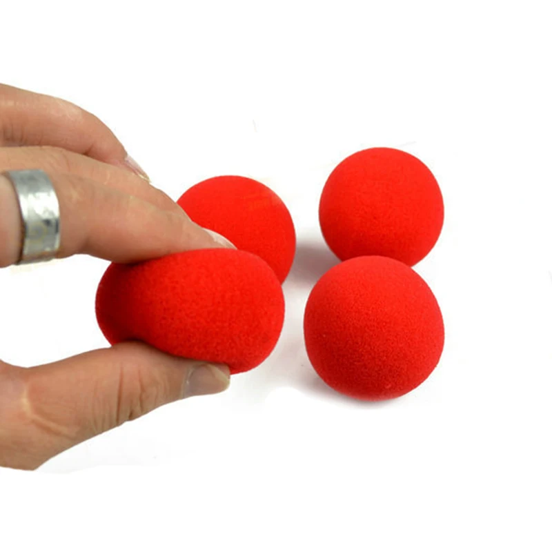 10PCS 4.5cm Finger Sponge Ball Magic Tricks Street Close Up Stage Magic Accessories Magic Toy Mentalism Illusion