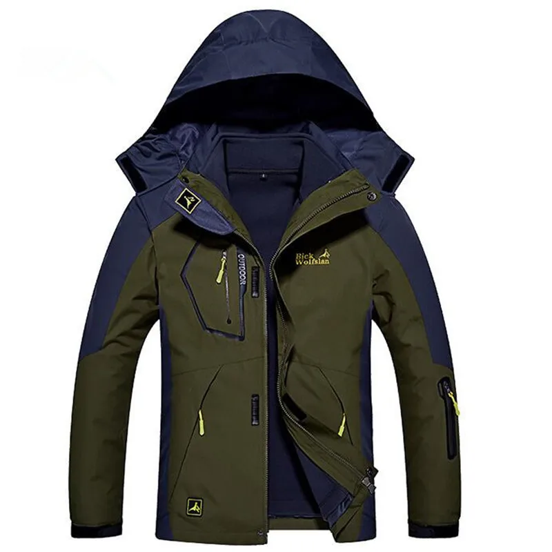 Chaqueta impermeable hombre 2 en 1 para trekking y esquí - imagen 4