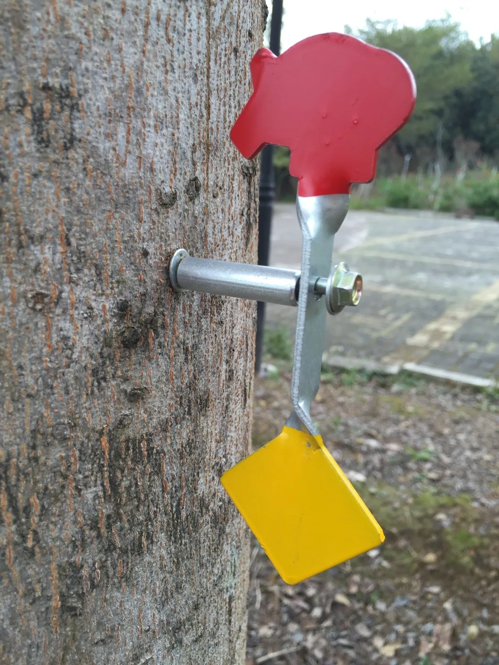 Screwed-type Steel Plinking Target--Rooster, Boar, Goat, Pigeon/ For Paintball, lead Pellet gun, steel bbs, slingshot Shoot