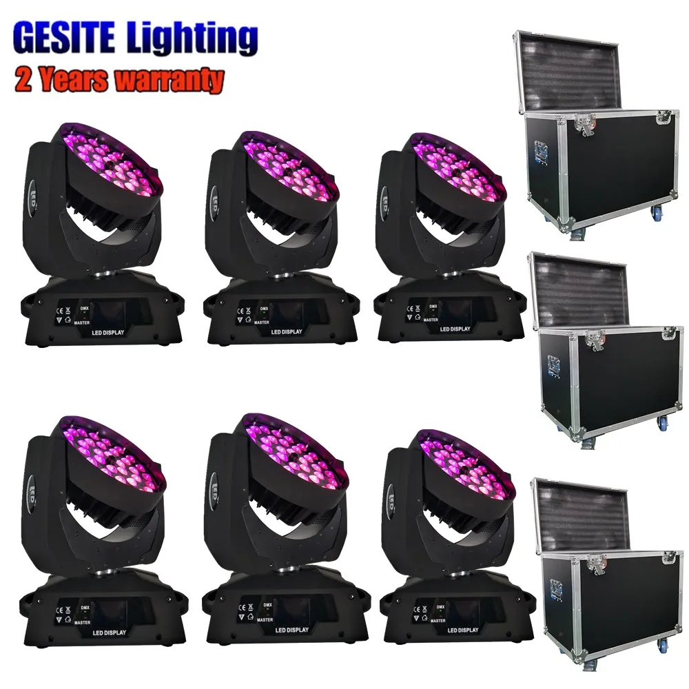 

rode case High Quality 36pcs LED Moving Wash Head 36*15w RGBWA 54in1 Led Zoom Led Light