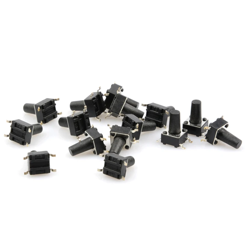 6x6/12x12/ x 5 to 15 mm Mini Tact Switch DIP SMD 4P Tactile Push Button Switch Kit Sets For Household Electric Appliance