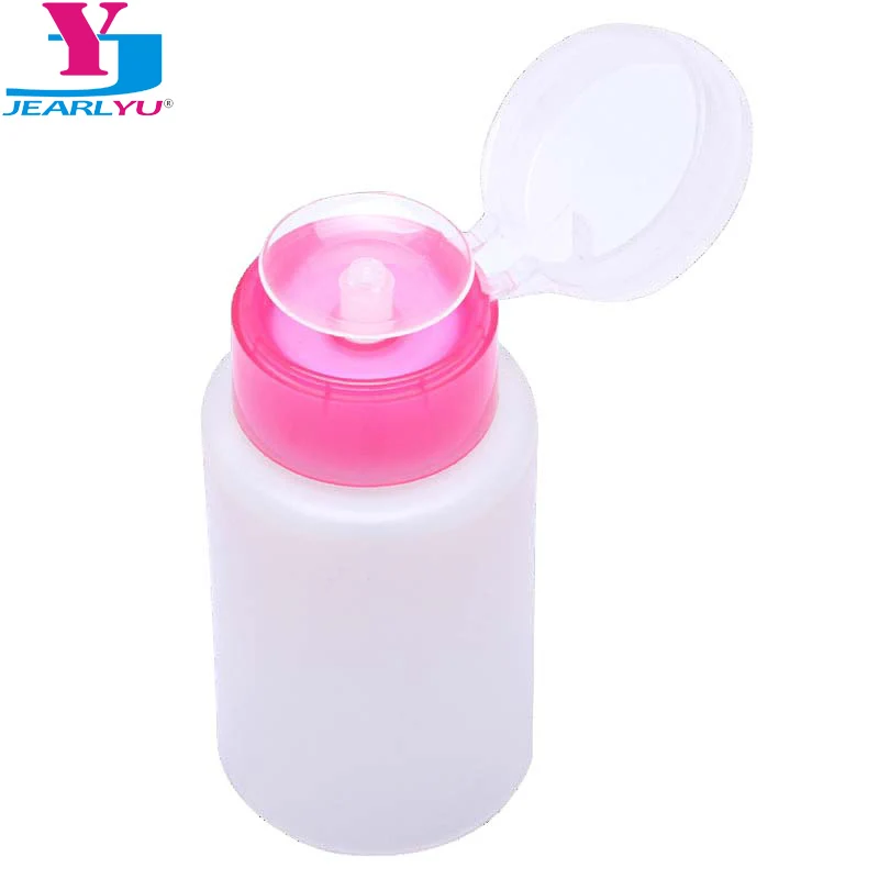 

1 Pc Portable Press Empty Refillable Bottle 150ML Liquid Alcohol Pump UV Gel Nail Polish Cleaner Acetone Water Remover Dispenser