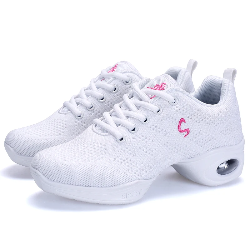 

Female Adult Square Dance Shoes Woman Square Soft Bottom With Breathable gym Jazz Square Women Shoes Modern sneakers