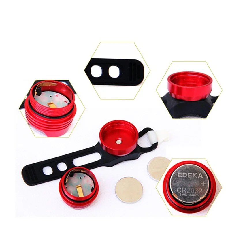 10 Colors 1 PC Bike Bicycle Cycling Front Rear Tail Helmet Flash Light Safety Warning Lamp Red Tail Light for Bicycles Led Light