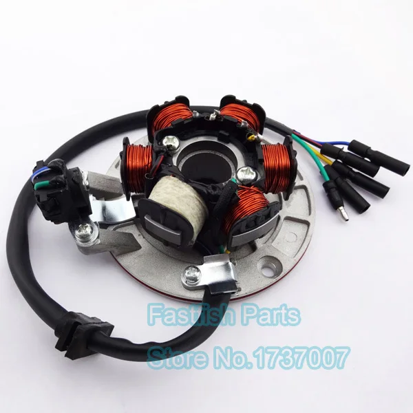 YX140 Magneto Stator With Light W/ Light For YX 140cc Pit Dirt Bikes PitsterPro Stomp Thumpstar SDG Apollo Motoparts