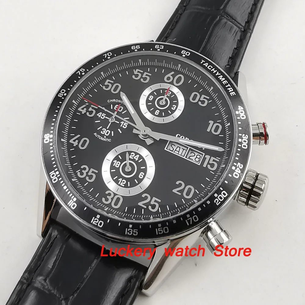 43mm corgeut Calendar and week Multifunction Automatic Watches-CA39