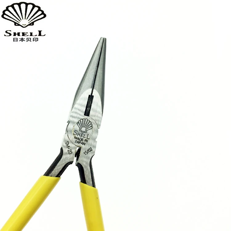 High quality shell SHELL Long nose pliers SM-20 125mm 5 inch plier made in Japan