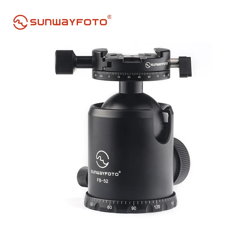 

SUNWAYFOTO FB-52DDHi Tripod Ball Head with Free Quick Release Plate for DSLR Camera Ballhead Panoramic Tripod Head