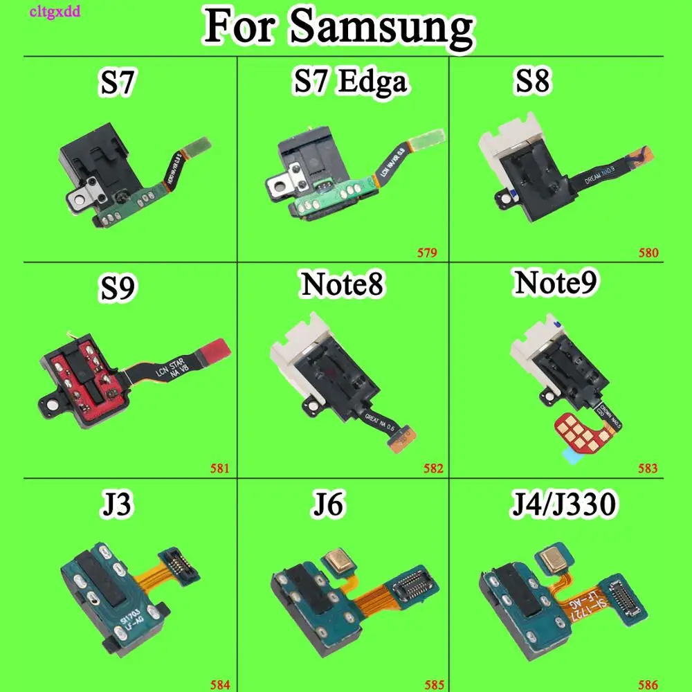 

1Pcs Headphone Audio Jack Connector Earphone Socket Flex Cable For Samsung Galaxy S7 S7 Edge S8 S9 NOTE 8 9 J3 J4 J5 J6 J7 J330