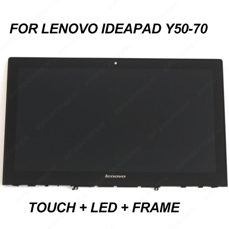 

replace for Lenovo Y50-70 Lcd panel Touch Screen Digitizer & Bezel frame 15.6" FHD 30 pin 1920x1080 4k 40 pin 3840*2160 display