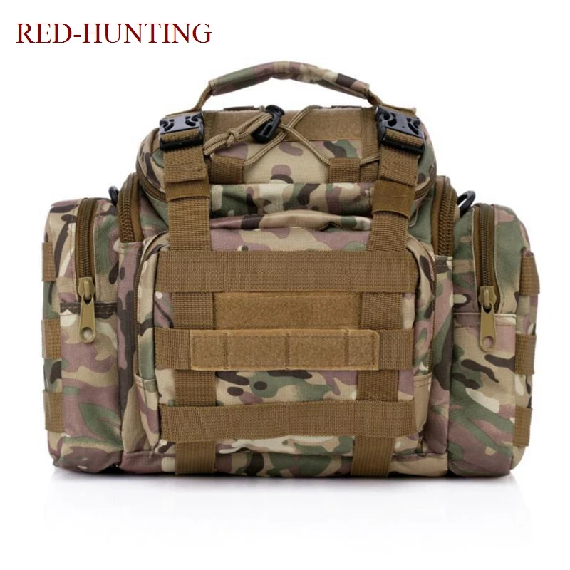 600D Nylon Multi-purpose Outdoor Camera Bag Tactical Camping Hiking Climbing Backpack Rucksack