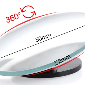 360 مرايا دوارة للسيارة للبقعة العمياء لأمن وقوف السيارات لفولكس فاجن بولو باسات جولف 4 5 6 جيتا MK6 تيغوان جول كروسفوكس EOS Scirocco أفضل 8 سيارات مصغرة من طراز Gol VW - رقم 6