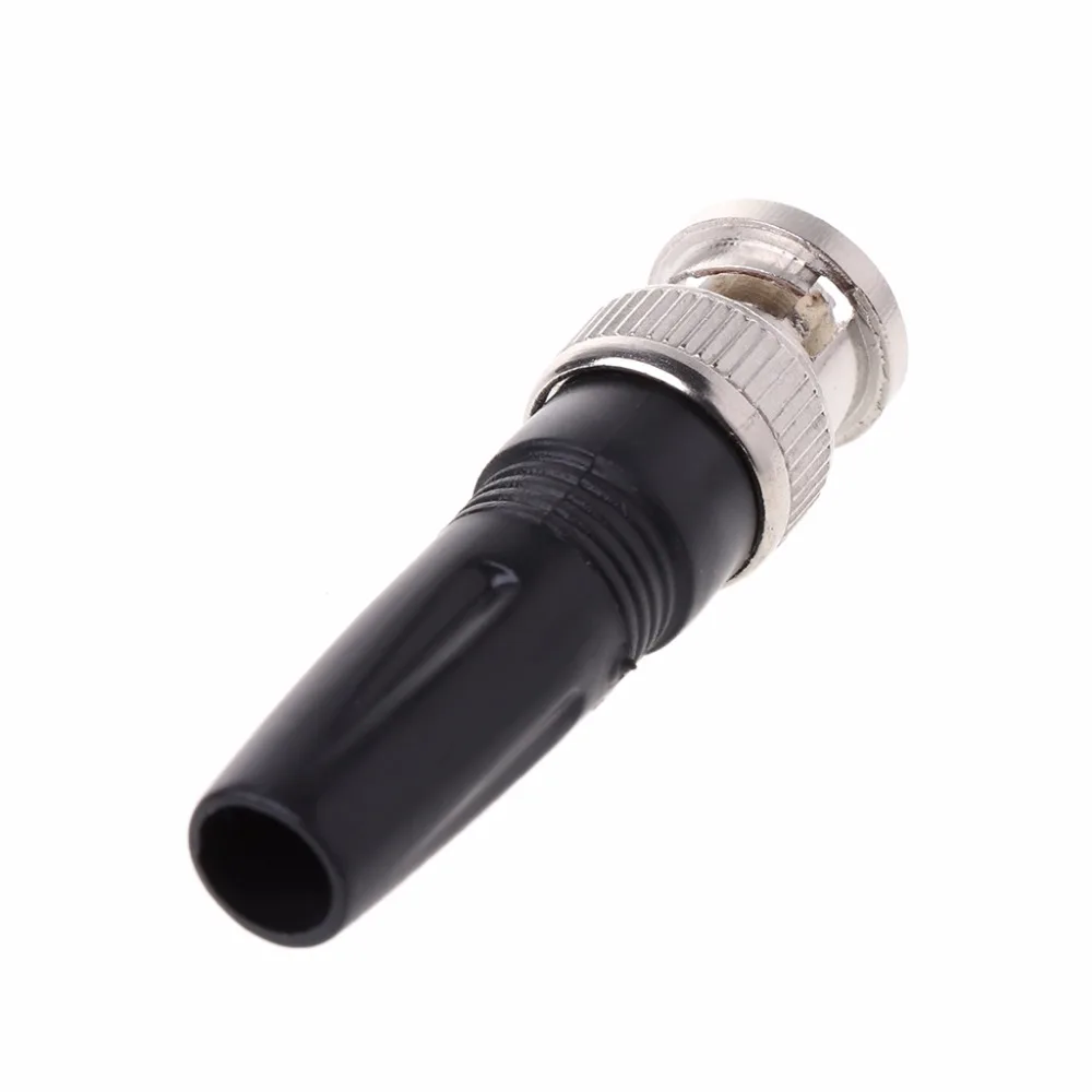 BNC Male Plug Quick Fit No Solder Zinc Alloy BNC Male Connector For Repair