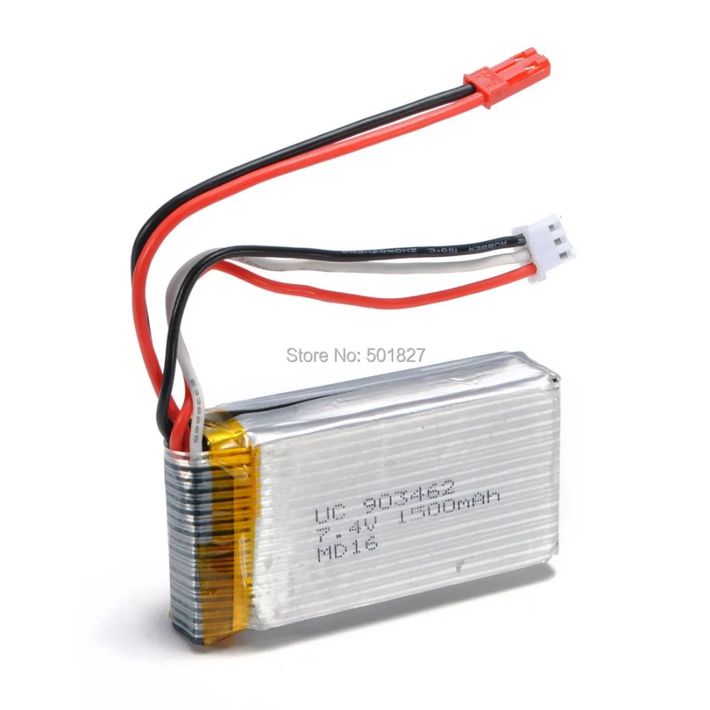 V913-25 7.4V 1500Mah lithium Cell / Lipo Battery Spare Parts For wltoys V913 2.4G 4CH With Gyro RC Helicopter