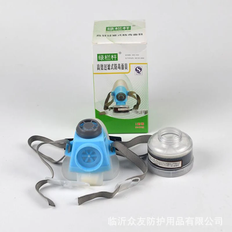 Safety Anti-dust Paint Spray Pesticide Gas mask Half face Respirator with filter