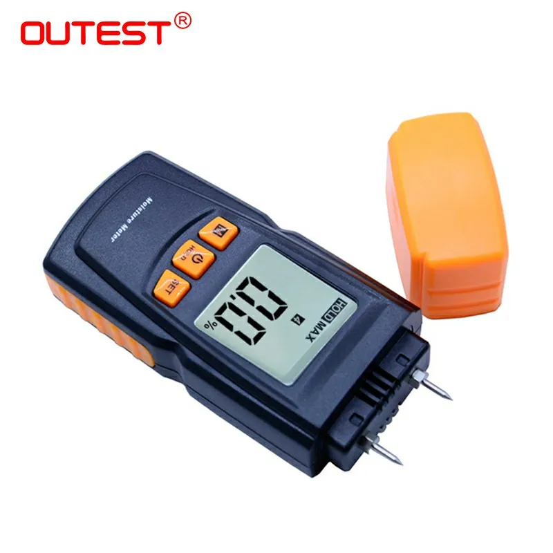 Digital LCD Display Wood Moisture Meter Humidity Tester Timber Damp Detector portable wood moisture meter GM605