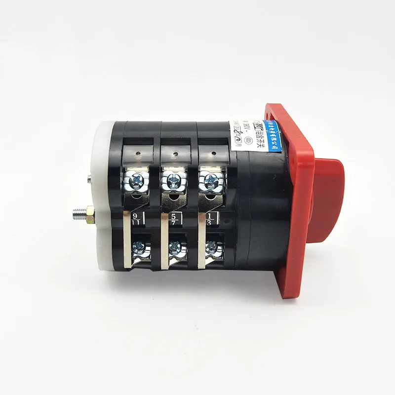 AC380V 40A 7.5KW 3Positions 12 Terminals 3Phase Motor reversible switch Universal Rotary Cam Changeover Switch HZ5D-40/7.5 M05