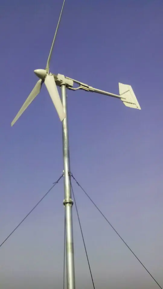 10KW 220V/380V Horizontal Wind Turbine Power Generator Wind Mill Yawing For Home Use, For Grid Tie / Off-Grid Use