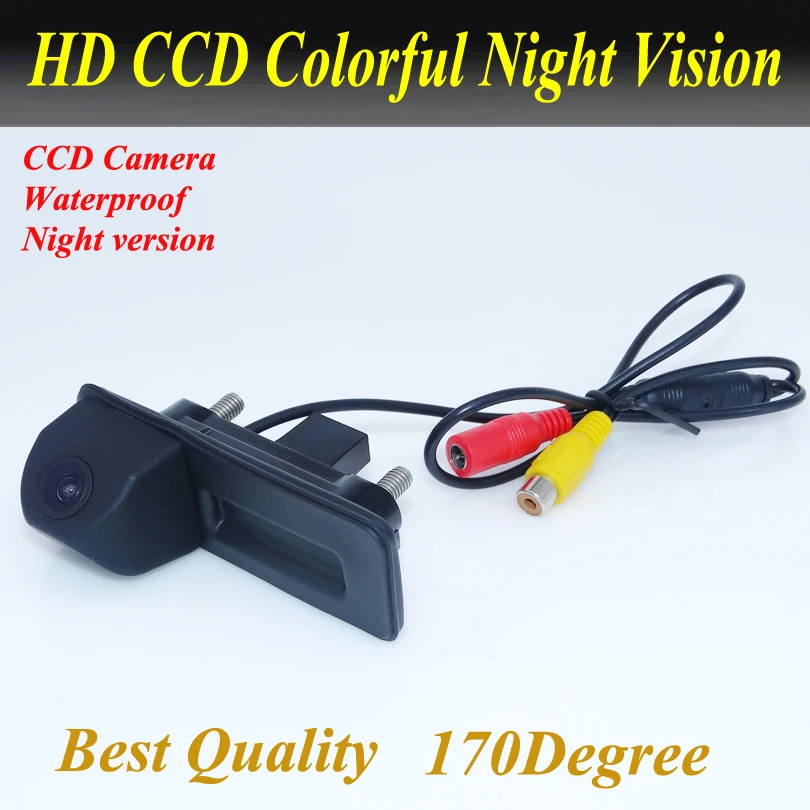 Car Rear view camera Car parking camera Trunk handle camera Night vision waterproof color For skoda octavia/ fabia For audi A1