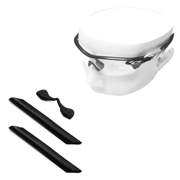 OOWLIT-Kit de almohadillas de goma para la nariz y los oídos, gafas de sol Oakley RadarLock Path OO9181