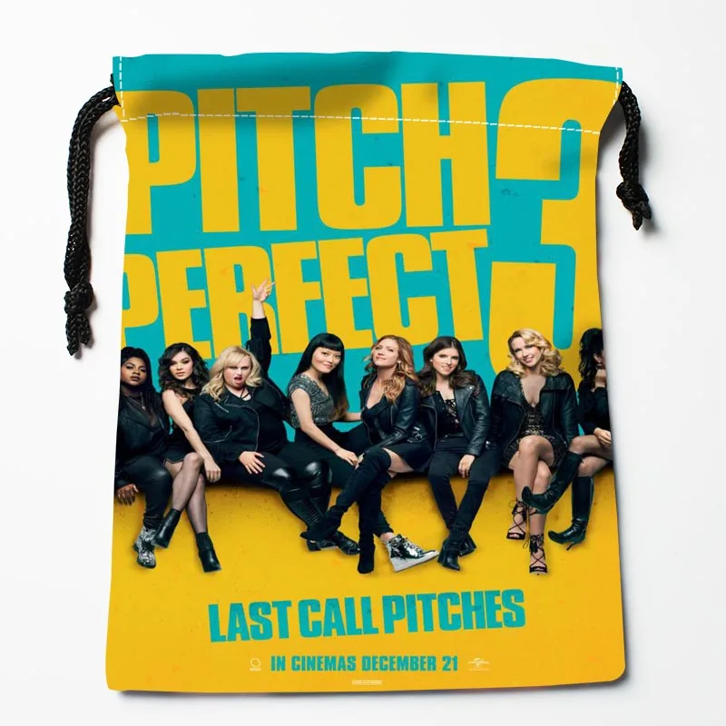 New Custom Pitch Perfect Drawstring Bags Custom Storage Bags Storage Printed gift bags More Size 18*22cm Compression Type Bags