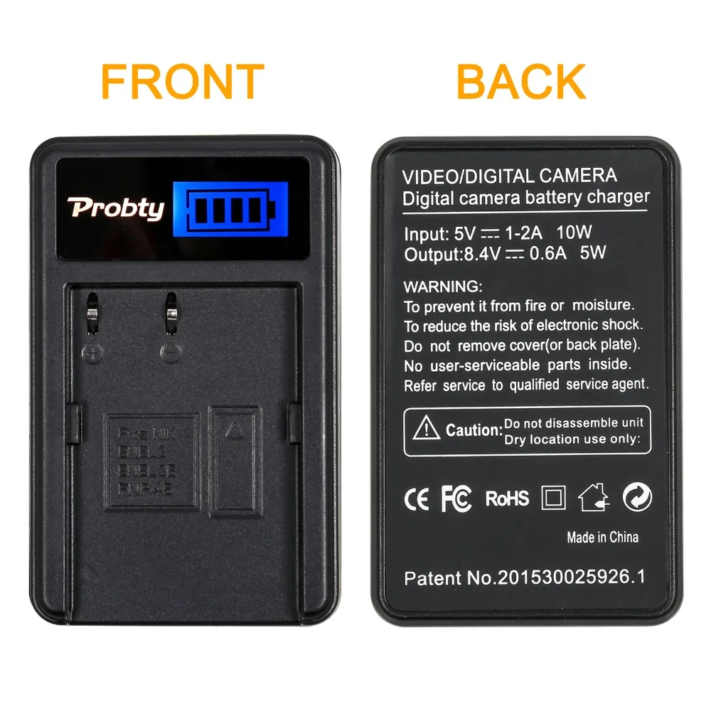 For nikon EN-EL3e ENEL3e EN EL3e LCD Battery Charger for Nikon D70S D80 D90 D50 D300S D300 D100 D200 D700