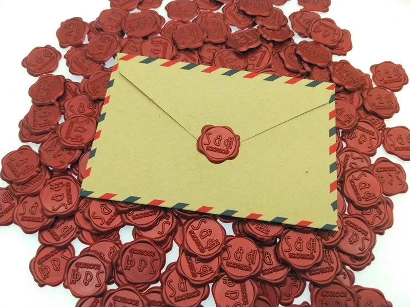 Self Adhesive Wax Seal Stickers, Wedding Initials, Wax Stamp, Envelope Seal, RSVP seals,28 Colors Available