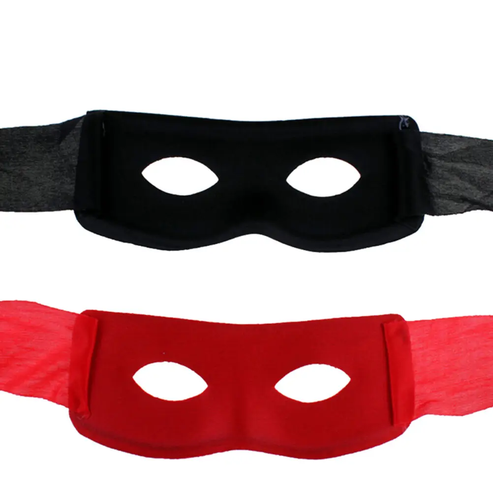 Máscara negra de ojos roja para hombre, gafas para Fiesta Temática, mascarada, accesorios para Cosplay, máscaras, decoración de vestidos