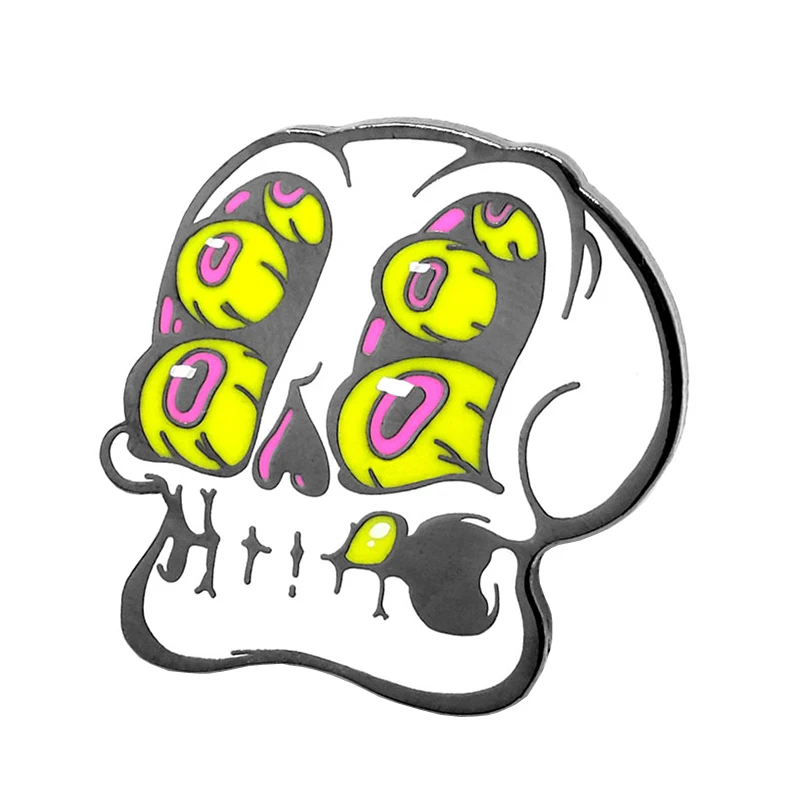 

skull Enamel pin badge