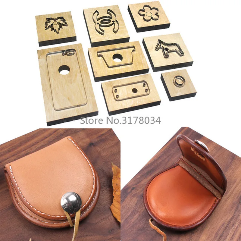 

Japan Steel Blade Rule Cutting Dies Punch Coin Bag Cutting Mold Wood Dies for Leather Cutter for Leather Crafts 110x105mm