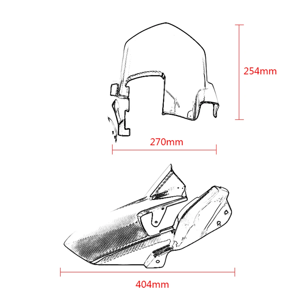 For Kawasaki Z1000 2010-2015 Carbon Fiber Rear Fender Splash Mud Dust Guard Mudguard Protection Tire Hugger Fender Mudguard