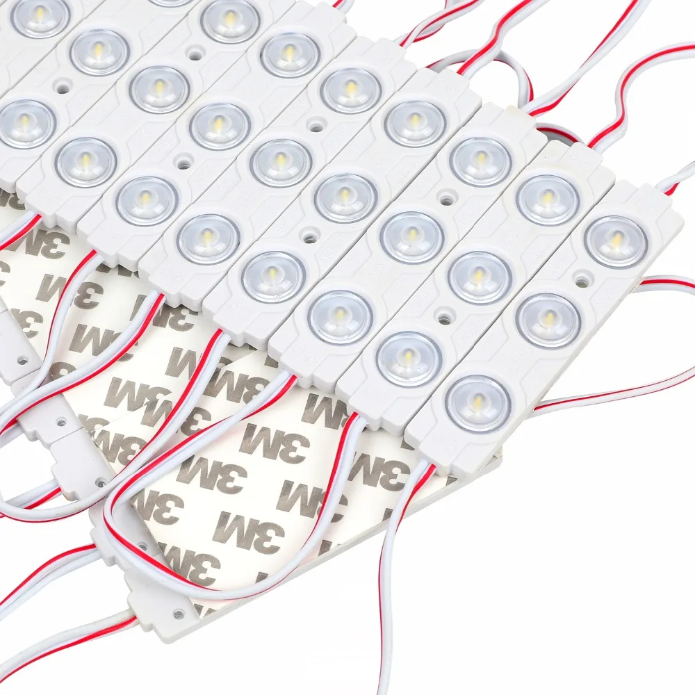 40pcs 160 Deg Back Light 1.44W UL Listed LED Injection PVC ABS Module DC12V White 2835  Waterproof  Light for Letter Sign 5630