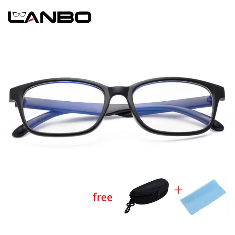 Computer Glasses Frames Anti Blue Rays Radiation Men Women Square Eye PC Glasses Frames Unisex Optical Print Glasses PC 3028