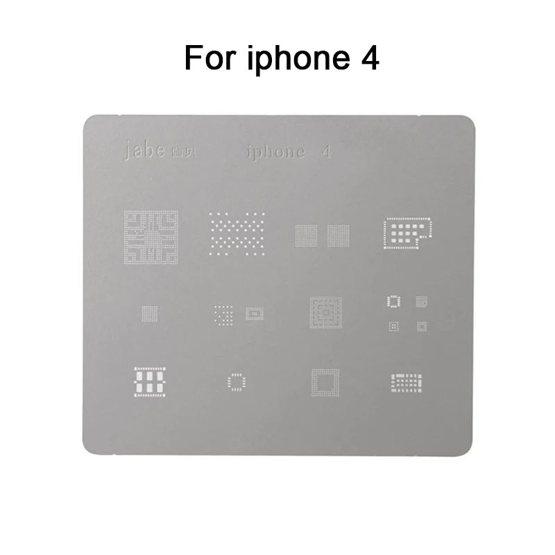 17PCS/lot  BGA Reballing Stencil dedicate kit for iphone XS Max XR X 8 7 6s 6 plus SE 5S 4S 4 IC Chip Rework Repair Tools