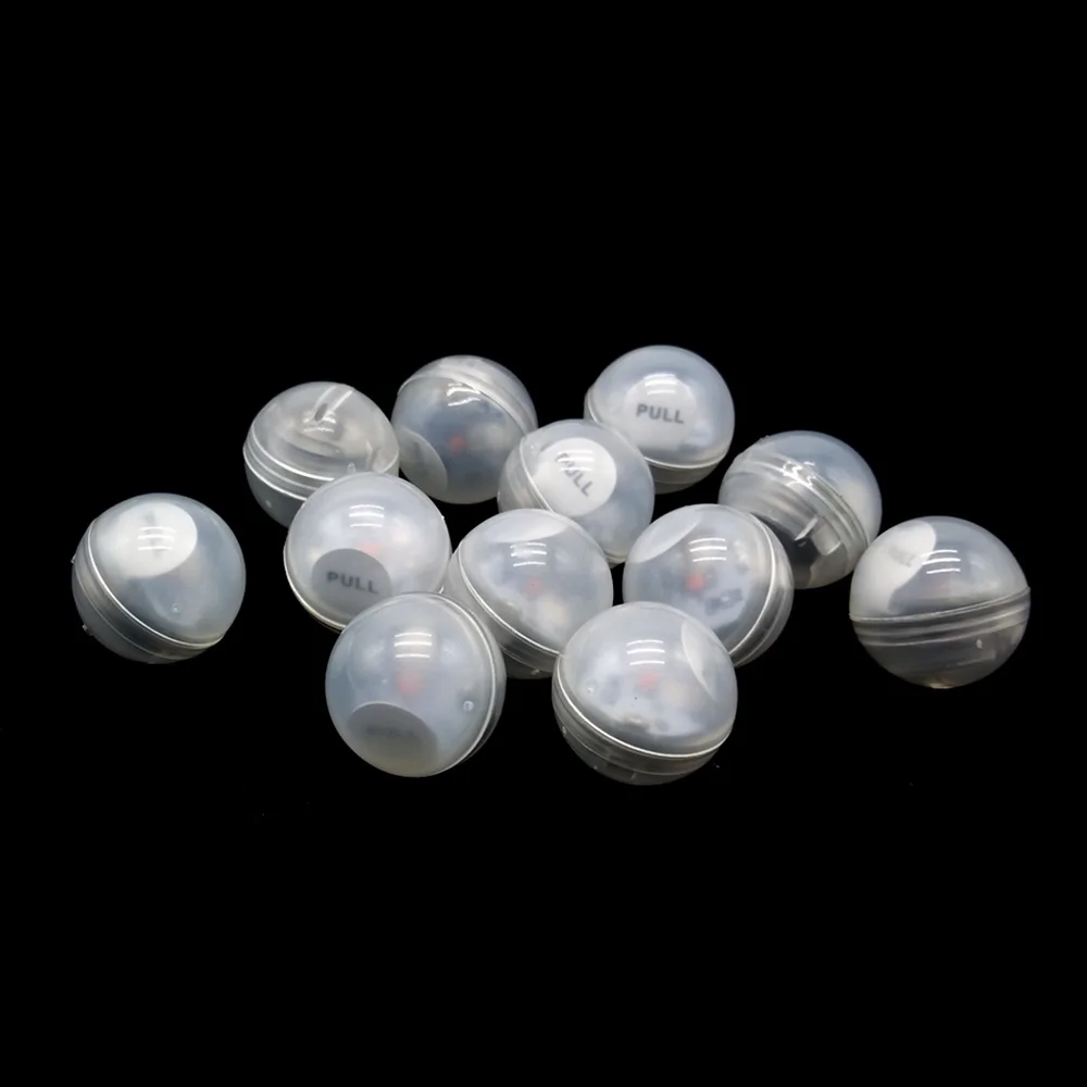 12 Pcs/lot Romantic LED Fairy Pearls Orbs Glowing Light Fortune Magic Ball Floating Lamps for Party Wedding Decoration