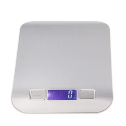 5KG 1g Stainless Steel Kitchen Scale Digital Electronic Weighing Scale Food Balance Cooking Weighing Tools