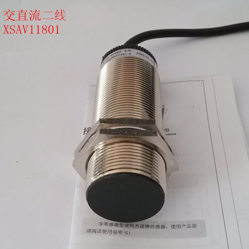 XSAV11801 حثي القرب التبديل سرعة استشعار الحركة تدوير كاشف 0-10 مللي متر DC/AC 24-240V 2-سلك 30 مللي متر