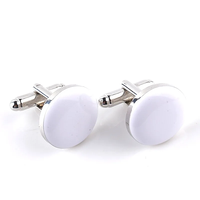 The new circular fashion cufflinks French shirt cuff nail Men Women fashion wild cufflinks