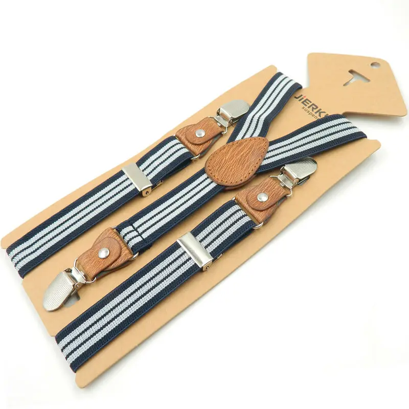 Customized size Kids Suspenders Baby Braces boy Strap Trousers Fashion Suspensorio Elastic Strap 600pcs/set