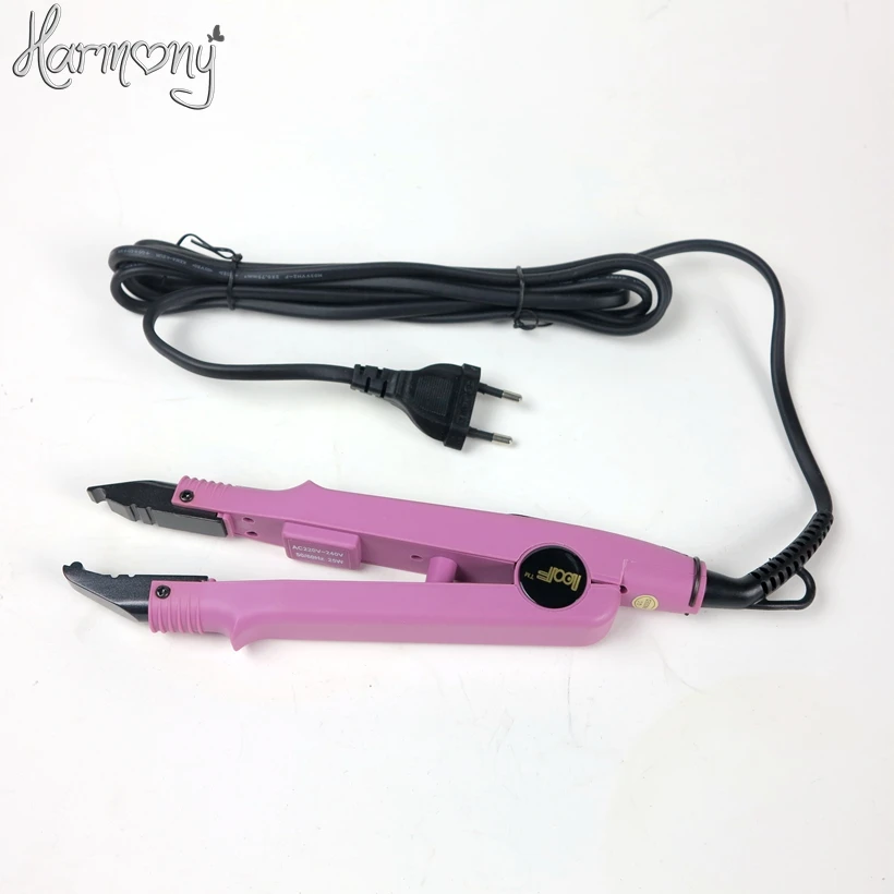 2 pcs Loof Hair Extension Iron Keratin Bonding Tools Heat Connector Wand used for U tip hair