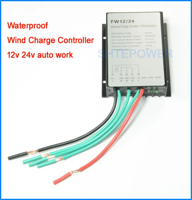 100W permanent magent generator with 12V/24V wind controller for Small Home Wind Turbines System DIY