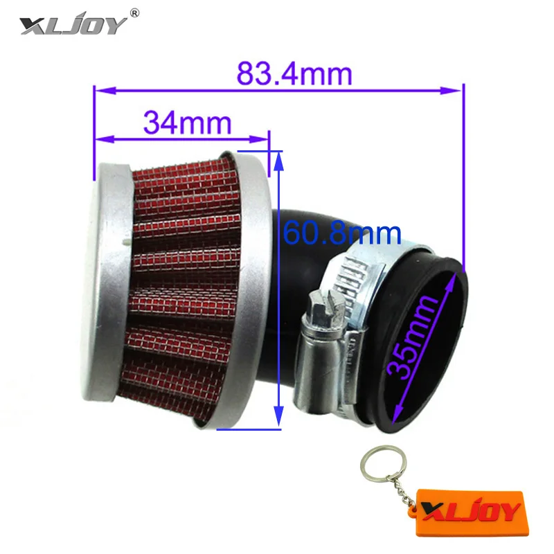 35mm Air Filter Cleaner For 50cc 70cc 90cc 110cc 125cc ATV Pit Bike SSR Taotao Thumpstar CRF50 XR50 Coolster Kazuma Sunl Roketa