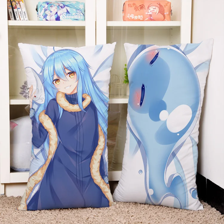 Anime Cartoon That Time I Got Reincarnated as a Slime Rimuru Tempest Pillow Case Pillow Cover Pilllowcase  Cushion Gift